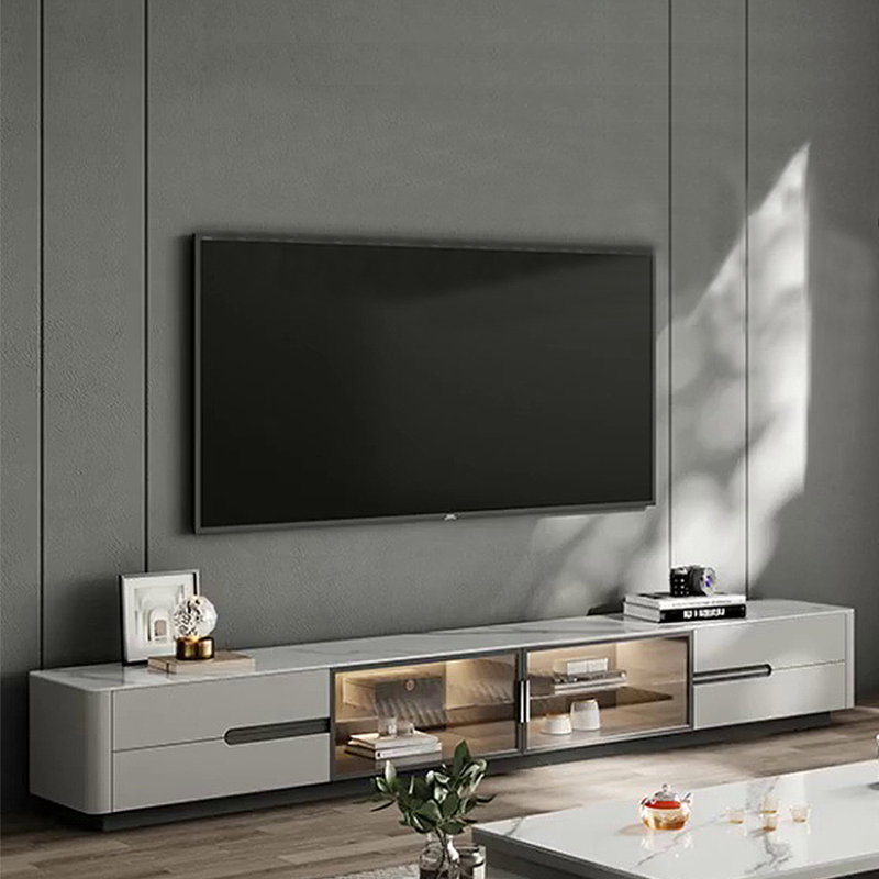 Meuble télé simple et créatif, 86.61"