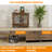 Dyako Dog Crate Furniture, Side End Table, Mordern Kennel, Wooden Heavy-duty Dog Cage, Dog House, Indoor End Table, Night Stand, w/Cushion and Wheels, Double-door, 3mm-5mm(dia) Iron Fence-394595144-340461270