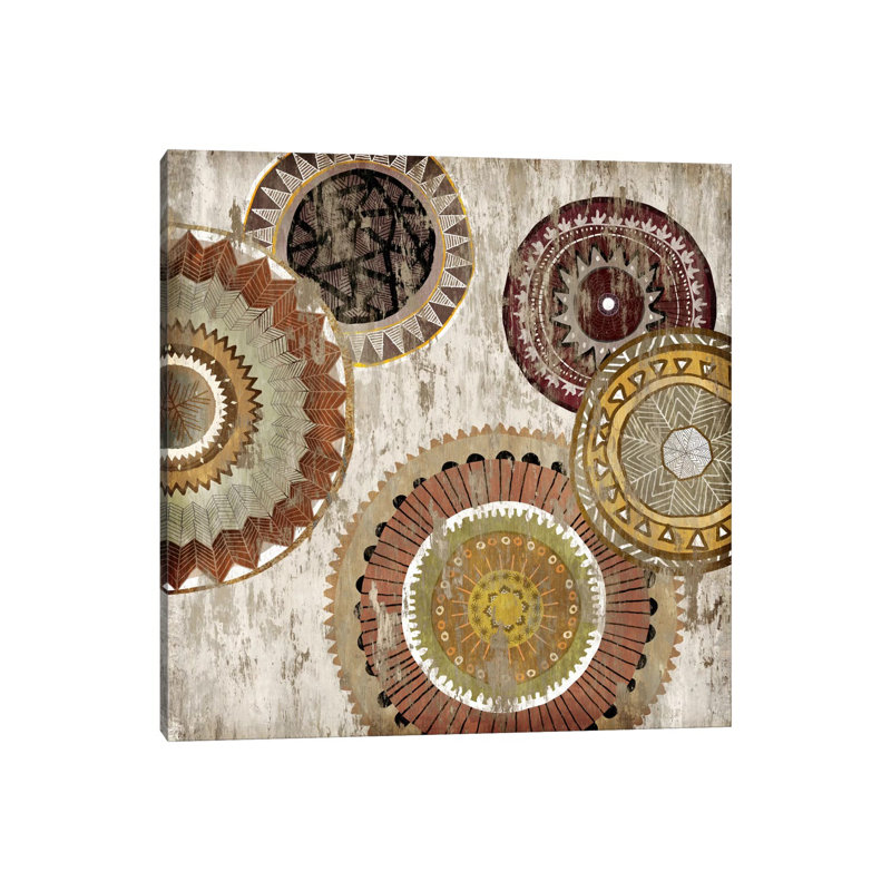 Native Circle II by Edward Selkirk - Wrapped Canvas Panoramic Print, 30.48 cm H x 30.48 cm W
