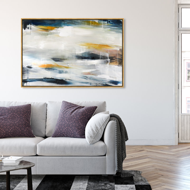 Pacific Waves Painting, Wrapped Canvas, 30" H x 24" W
