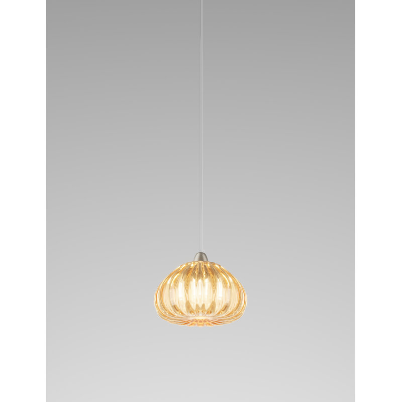 Diamante Suspension G Crystal Satin Nickel E26 Ul, 82.5" H x 5.5" W x 5.5" D, Clear, G9/Bi-pin