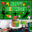 Soccer Backdrop for Birthday Party, 71x43'' Soccer Birthday Backdrop