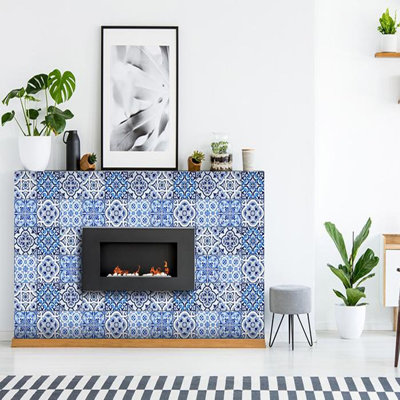 Azul Vinyl Peel and Stick Mosaic Tile