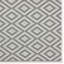 Tapis intérieur / extérieur géométrique gris / blanc cassé-1495568962