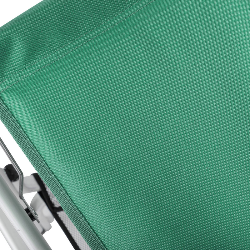 Chaise de réalisateur pliante avec coussin Myianna, Vert