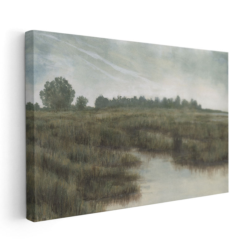 «Overcast Inlet II», reproduction d'art sur toile, H 40 po x l 60 po