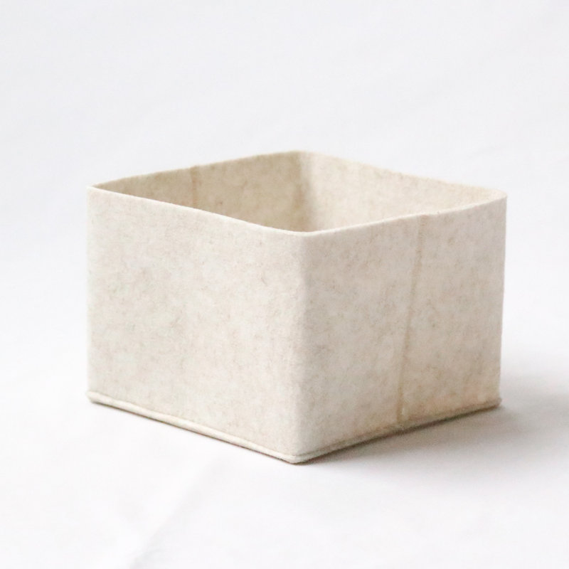 Flex Felt Storage Bin - Petite, Stone