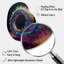 Bunton - Art mural asymétrique en forme de poire en spirale abstraite-109627726