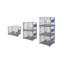Stackable Rabbit Breeding Cage With Feeder And Water Bottle Easy-clean, 24 X 24