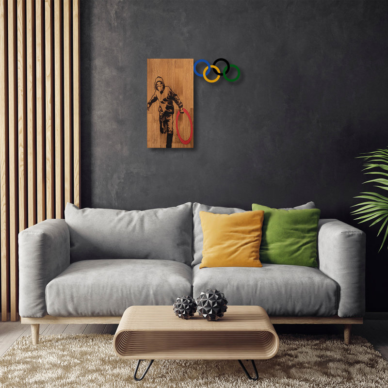 Décoration murale en bois