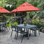 Table de salle à manger en aluminium-90296063-90296060