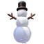 Lighted Inflatable Snowman Outdoor Commerical Christmas Decoration - 20'