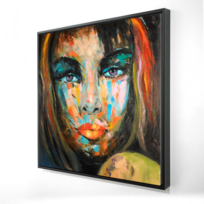 «Colorful Colorful Portrait», reproduction sur toile