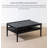 2-in-1 retractable solid wood coffee table