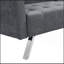 Canapé-lit Canapé-lit convertible pliant gris foncé-1912727012