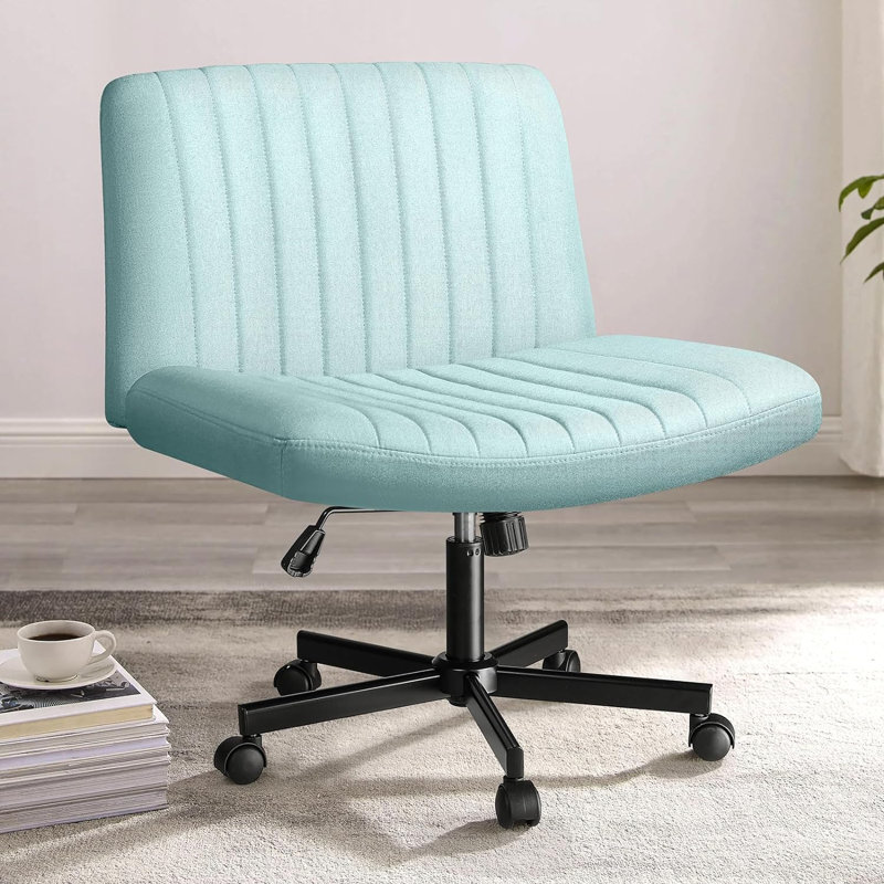 Caelie Fabric Swivel Task Chair, Green
