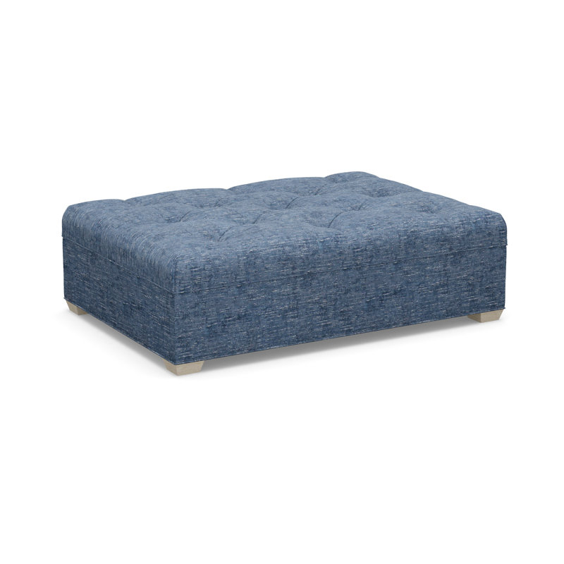 Tufted Ottoman, 9637-51, Sandstone