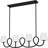 Ruthlee 4 - Light Steel Dimmable Kitchen Island Linear Chandelier