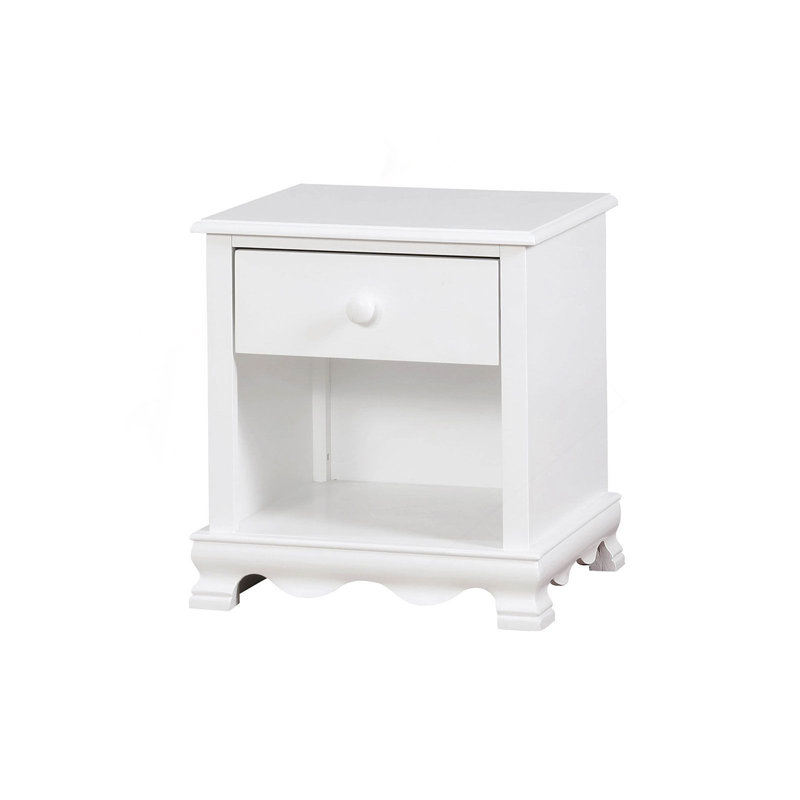 Evanoff 19'' W Nightstand, White
