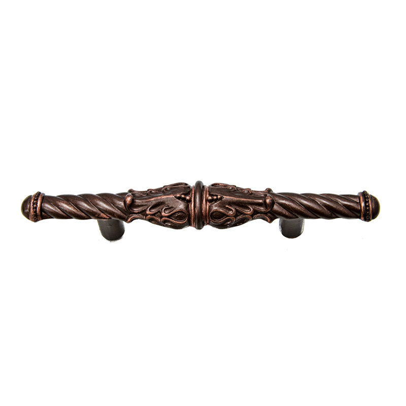Acanthus pull Romanesque style, Oil Rubbed Bronze, 3"