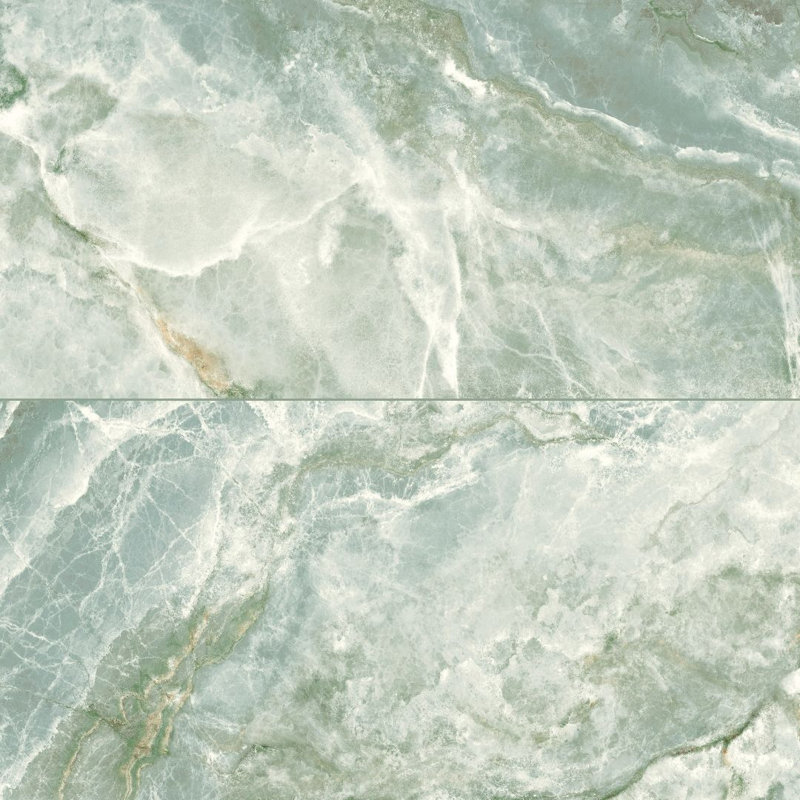 Banff 24" x 48" Matte Porcelain Floor and Wall Tile, Onice Jade