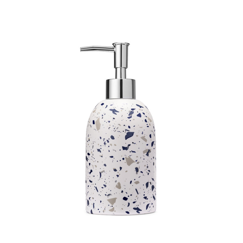 Blue Terrazzo Liquid Soap Dispenser