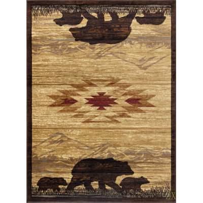 Nature's Nest5 Ft. 3 In. X 7 Ft. 3 In. Lodge Area Rug
