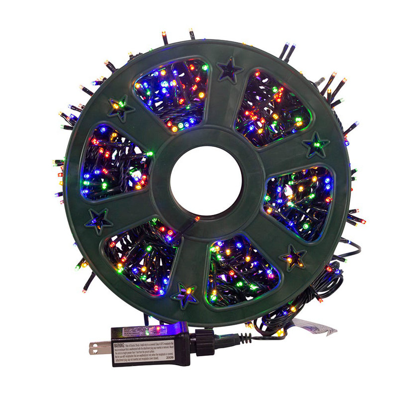 600 guirlandes de lumières, Multicolore