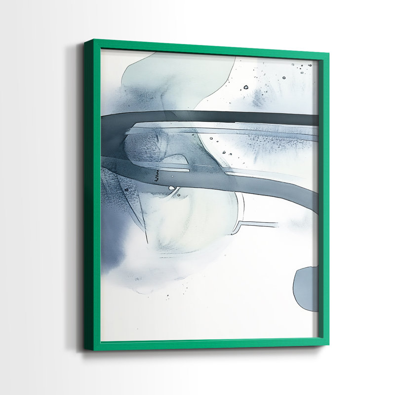 "ABSTRACT Series DCCXIV" par J Paul, H 11 po x l 9 po, Vert
