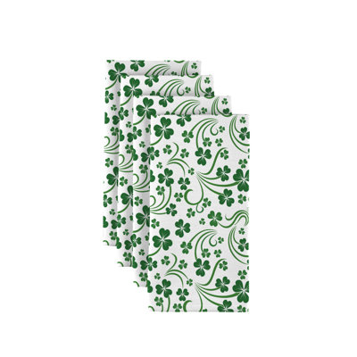 Polyester Floral Square Napkin