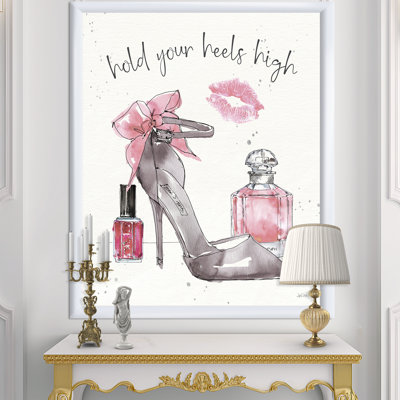 « glam chic accents iv »-cadre photo sur toile