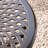 Amdad Round Metal Outdoor Side Table , 20.87'' in. W 20.87'' in. D
