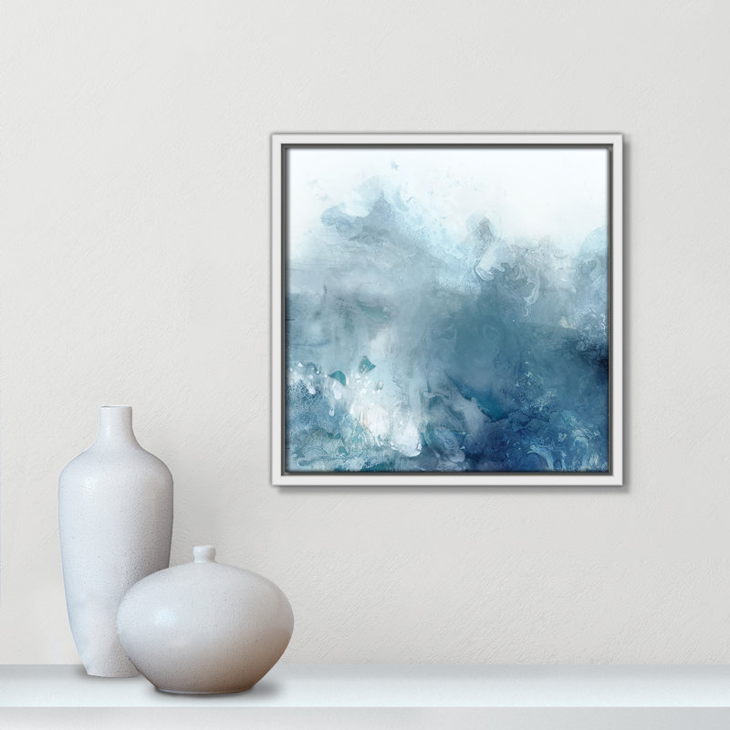 Watercolor Stain I Print by Casa Fine Arts, White, 13.5" H x 13.5" W
