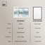 Miroir Aqua Dream II Shadowbox, impression murale sarcelle par Art Remedy-115125422-115125427