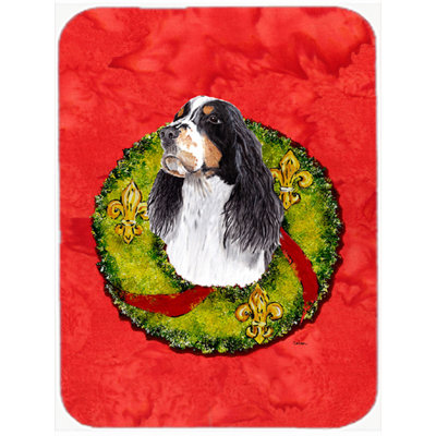 Caroline's Treasures Springer Spaniel Glass Cutting Board