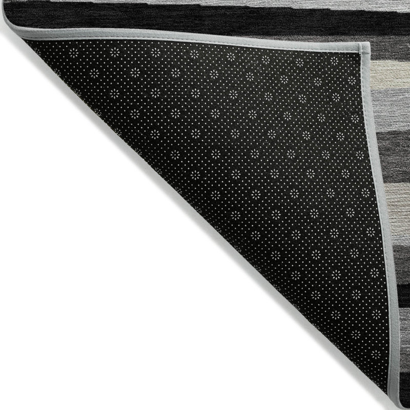 Tapis intérieur / extérieur gris lavable Liora , 9 pi x 12 pi