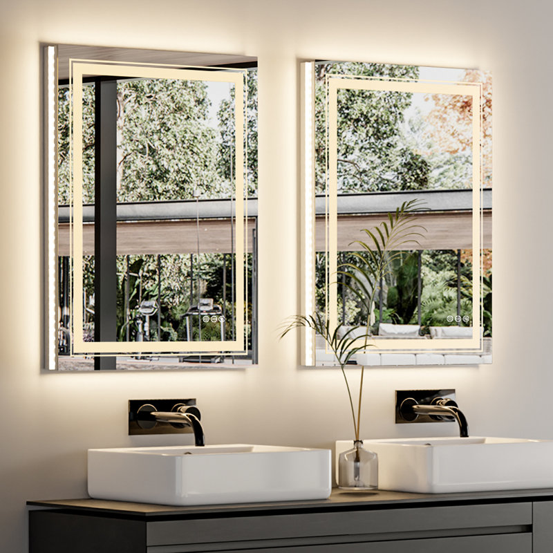 Allenby Flat Wall Mirror, 70 H x 90 W