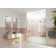 Stellar 69.5 in. W x 58.25 in. H Frameless 3 Panel Inline Hinge Bathtub Door