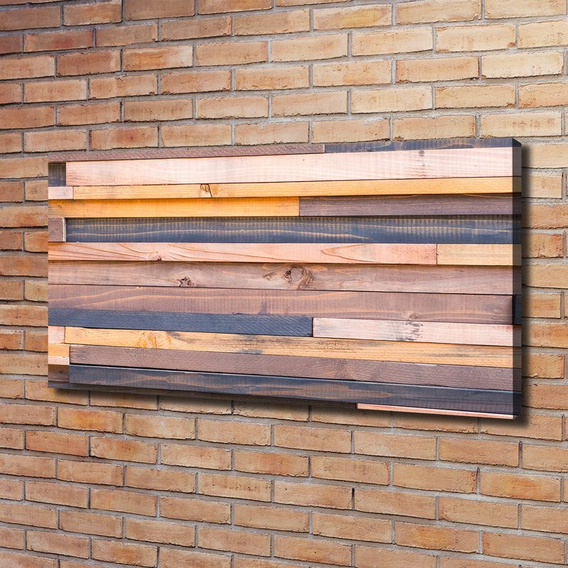 Wooden Wall - Wrapped Canvas Print