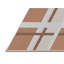 Tapis brun à motif géométrique Antoniyo-153660295