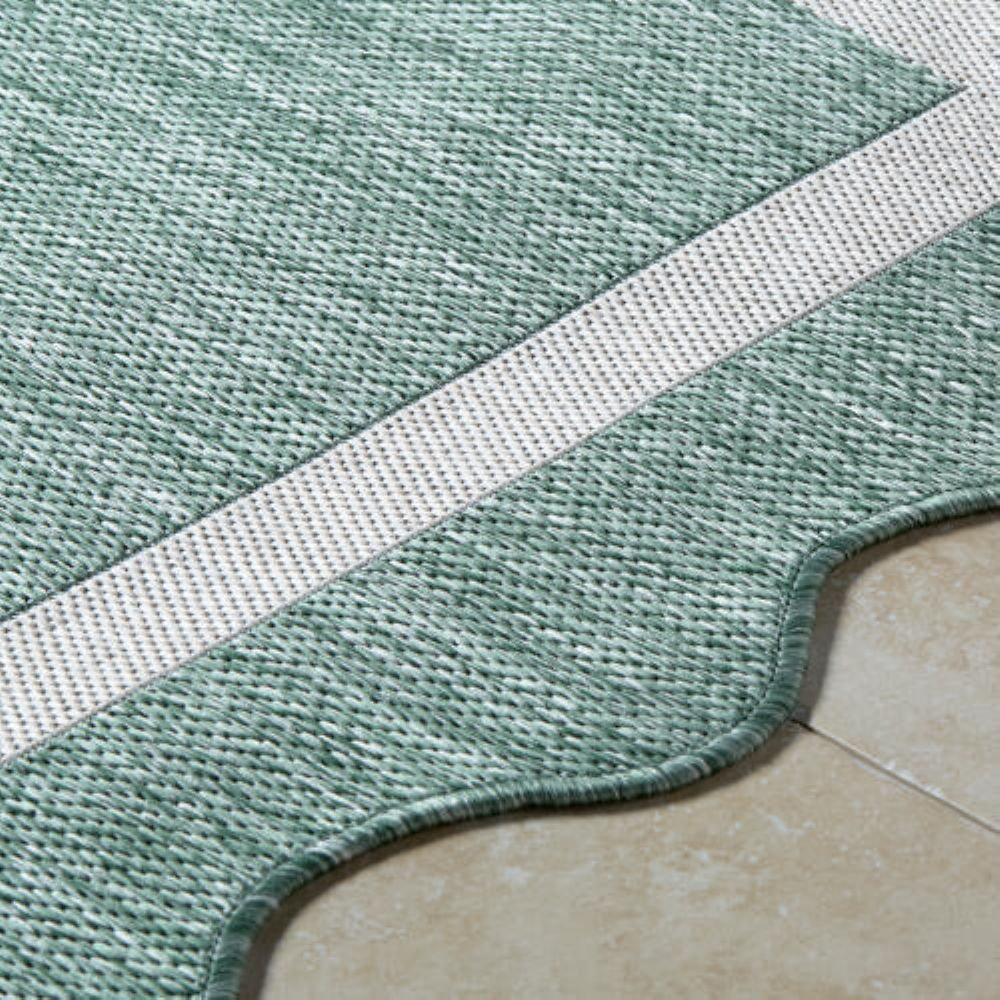 Skiles Flatweave Outdoor Rug, Runner 2'7.5" x 7'2.6"