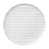 Blanc brillant / cadre en rotin naturel