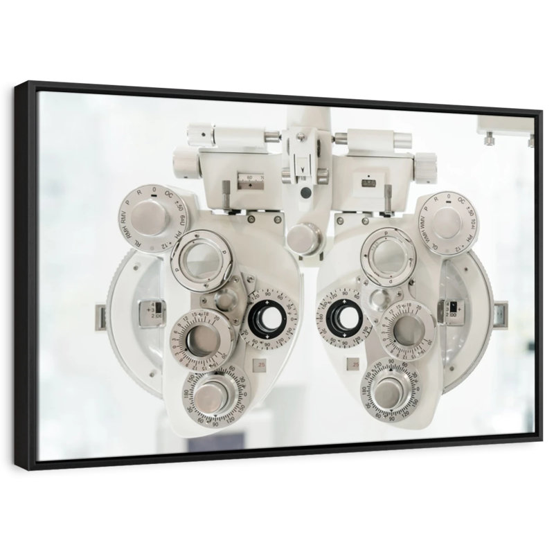 Impression sur toile White Phoropter, H 9 po x l 13 po