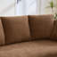 73.82" Wide Curved Sofa, Modern Luxury Plush Chenille Extra-Deep Seat, 4 Removable Cushions, Suitable For Small Spaces, Living Rooms, Bedrooms-1995648832