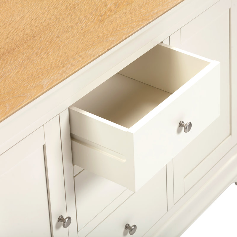 Adaleya 2 Door 3 Drawer Sideboard, Ivory