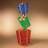 6 ft. Tall Stacked Illuminated Christmas Present Outdoor Décor