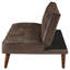 Canapé-lit convertible en tissu d'ameublement foncé Ralston-1974841992