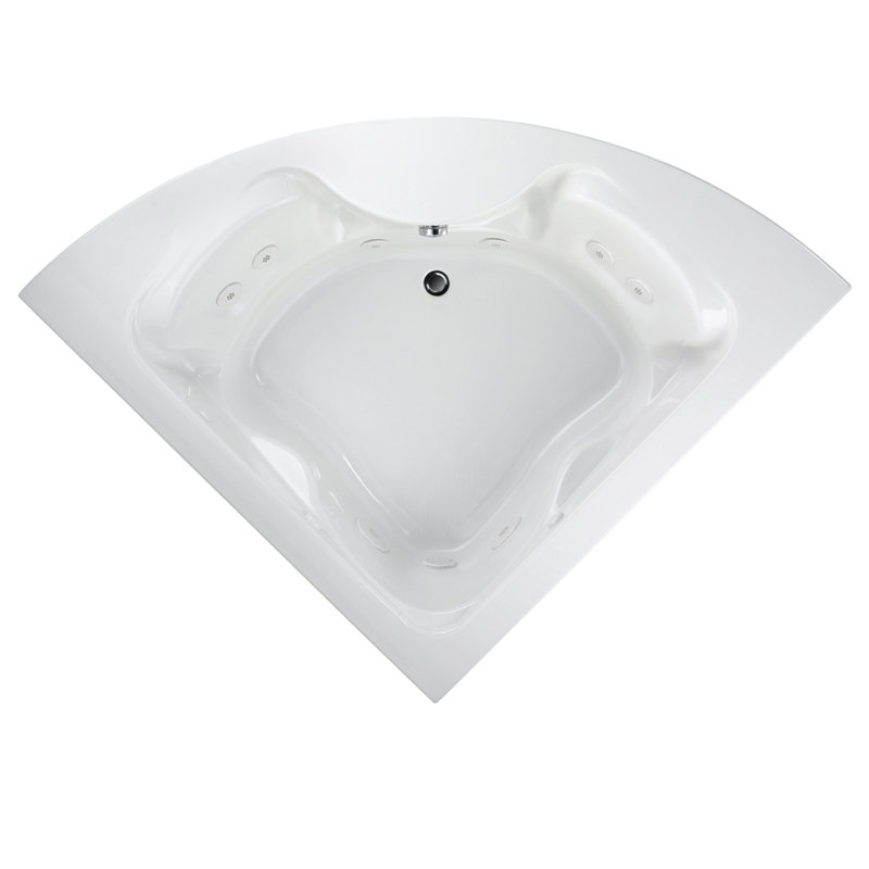 Cadet 85'' x 60'' Air Acrylic Bathtub, White