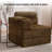  Sisler 6 Piece 141.6" Oversized L Shape Upholstered Convertible Modular Corduroy Compression Sofa with Storage Pockets, No Assembly-1730853195