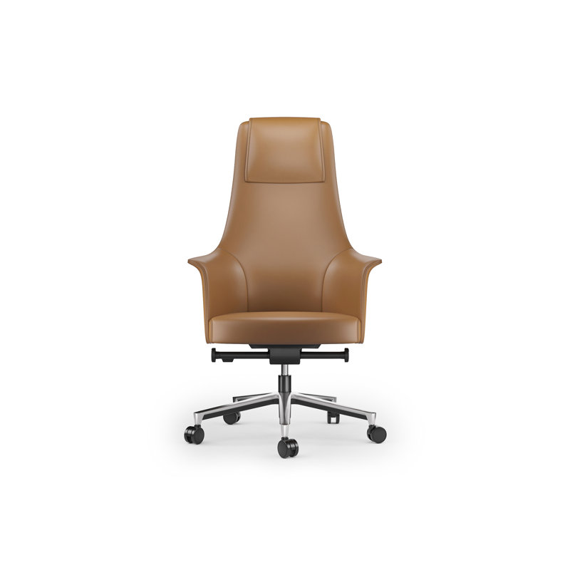 Bolo Swivel Executive Chair, Saddle